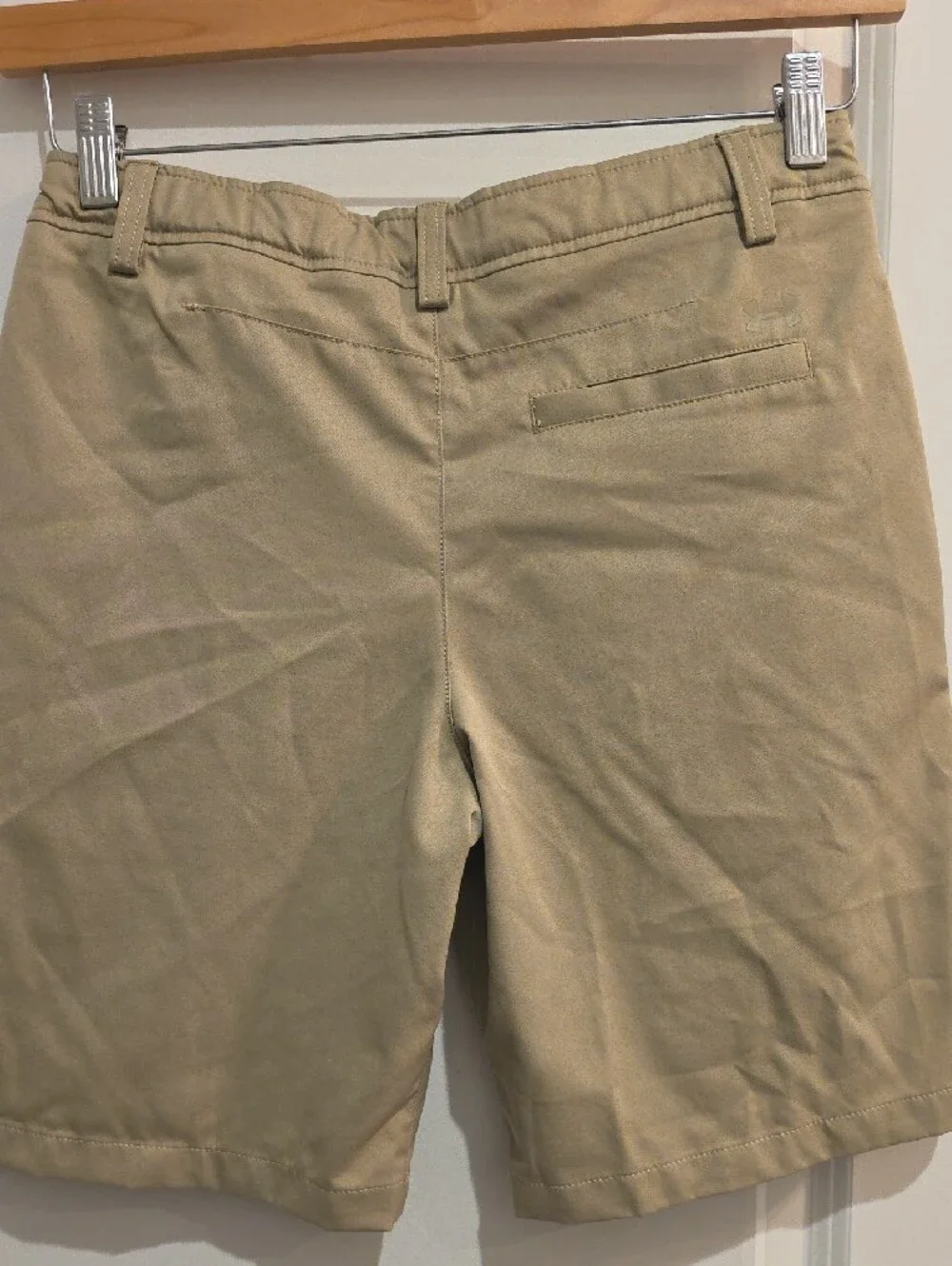 Under Armour Tan Khaki Golf  Kids Shorts